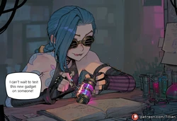 [Tillian] Vi x Jinx (League of Legends) [AI GENERATED] 作品封面