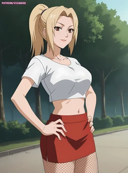 [Vizagege] Tsunade - Naruto (+Extra Pics) (2024-10-11) [AI Generated] 作品封面