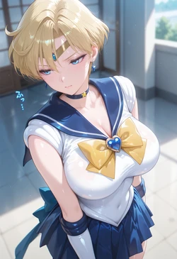 [ぱられるの世界] Sailor Uranus - Train Play (Patreon) (AI Generated) 作品封面