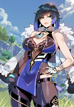 [FlareKiss] Yelan X BBC [AI Generated] 作品封面