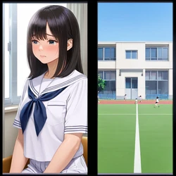 Gomberotica AI Generated Explicit Porn Girls 【Japanese School Girls' Lesbian Sex】 作品封面