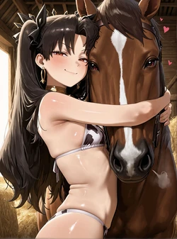 [Sae] Ishtar x Horse [Ai Generated] 作品封面