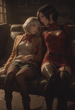 [Scarlet_Meow] Ada Wong x Ashley Graham - Resident Evil (2026-02-27) [AI Generated] 作品封面