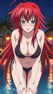[AIAnArt] Rias Gremory (Bikini) [AI Generated]