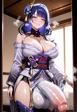 [LewdCreationsFuta] Raiden Shogun | Genshin Impact (Patreon) [AI Generated] 作品封面