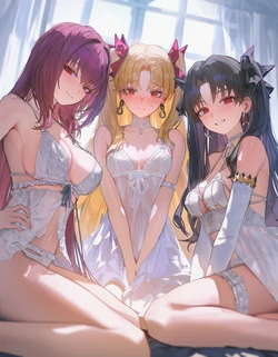 [Oishi Okaze] scathach&ereshkigal&ishtar [AI Generated] 作品封面