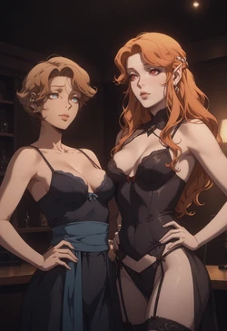 [Scarlet_Meow] Sypha & Lenore – Forbidden Union (2025-08-25) [AI Generated] 作品封面