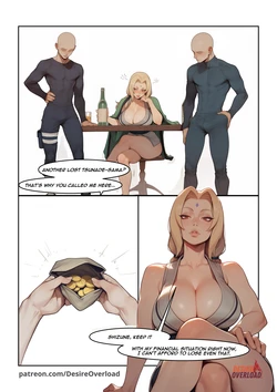 [desireoverload] Short comic - Losing Streak:Tsunade and Shizune (Patreon) [AI Generated]