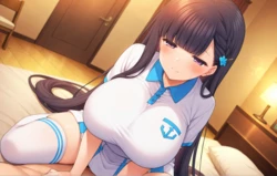[spreeds] [AI Generated] 青髮少女 作品封面