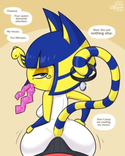 [Cobatsart] Confessing to Ankha (Animal Crossing) 作品封面