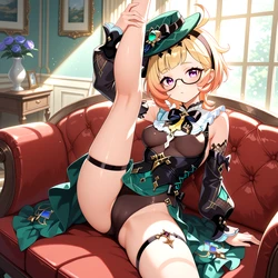 [Kyonkanie (Pantyless)] Emilie - Genshin Impact [AI Generated] 作品封面