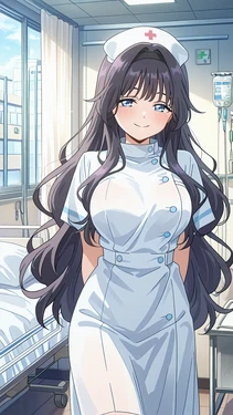 [AIAnArt] Kaoruko Waguri (Nurse) [AI Generated] 作品封面