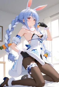 [季末花未落] 兎田ぺこら Usada Pekora (Patreon) [AI Generated]