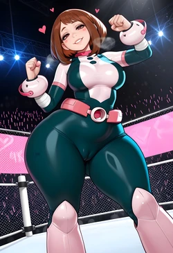 [DreamcoreArt] Set - 1882 Uraraka Ochaco BWC (Mega Set) (Commissioned) (Patreon) [AI Generated]