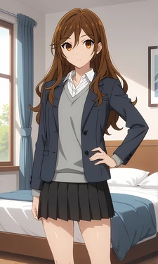 [YukinoArt] Hori Kyouko (Hori-san to Miyamura-kun／Horimiya) [AI Generated] 作品封面