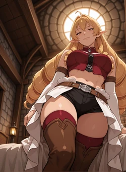 [Phan Desire] Request - BBC - Elinalise Dragonroad - Mushoku Tensei [AI Generated] 作品封面