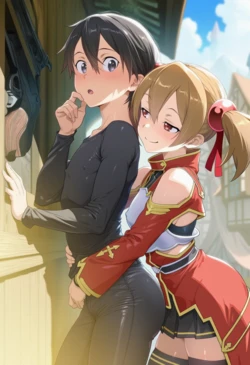 [Fal_Ai_] Kirito x Silica (Sword Art Online) [AI Generated]