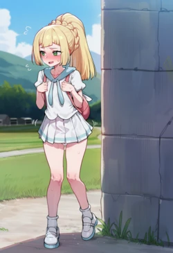 [Exium] Lillie: Exhibitionism, Masturbation, Defecation, Outdoor Play, Peeping (Patreon) [AI Generated]