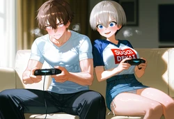 [Cornelia_winterhowl] Uzaki Hana x Sakurai Shinichi (Patreon) [AI Generated]