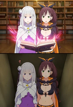 [zzz7] Emilia + Shaula's Trial (Patreon) [AI Generated] 作品封面