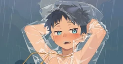 [小猴纸]雨夜野裸
