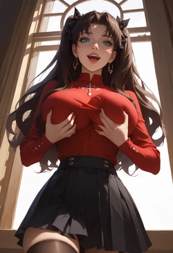 [euskyart] Rin Tohsaka (2025-07-07) [AI Generated] 作品封面