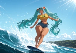 [Miyu] Brazilian Miku: Sun-Kissed [AI Generated] 作品封面