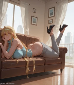[Velurieve] Marikawa Shizuka - Blue Turtleneck (2026-08-05) [AI Generated]