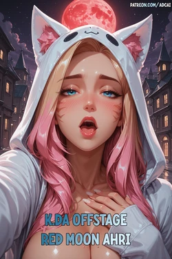 [ADC AI] K/DA Offstage - Red Moon Ahri [AI Generated]