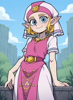 [Tiroil] Zelda from Ocarina of Time [Vanripper Style] [AI Generated]