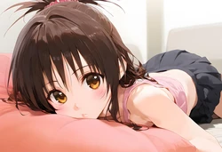 (Taugust) Mikan Yuuki living room [AI Generated] 作品封面