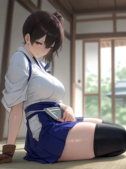 [KuraiG] [REQ] (190 P/枚) Kaga/加賀 (Kantai Collection/艦隊これくしょん) (Patreon) [AI Generated]