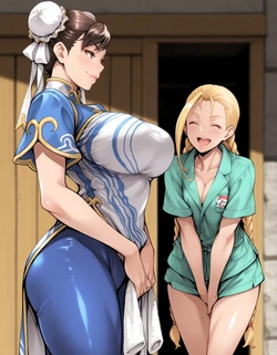 [Toujinator] Chun-li needs a massage (Street Fighter) [AI Generated]