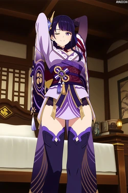 [AyaEcchi] Raiden Shogun | Genshin Impact💖 [AI Generated] 作品封面