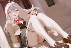 SAGI-Alisa Tokidoki Bosotto Roshia-go de Dereru Tonari no Alya-san (AI generated 作品封面