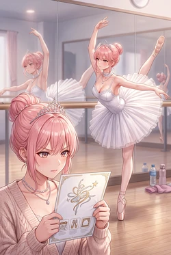 [丶黑谷雨泽] 暖暖芭蕾套 [AI Generated] 作品封面