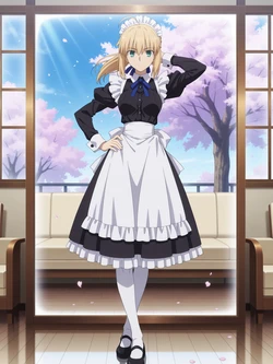 [Kurohime] セイバー（メイド）[AI Generated] 作品封面