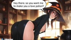 Konosuba - Megumin needs jizz to make a love potion. [AI Generated]