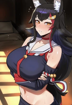 [OutOfLine] [Hololive] Request Ookami Mio NTR (Patreon) [AI Generated]