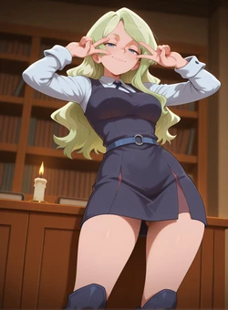 [Revy Neon] [Request] [BBC] Diana Cavendish - Little Witch Academia [AI Generated]