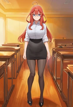 [Patreon] (Milk Tooth) Nakano Itsuki Classroom Orgy (AI Generated)