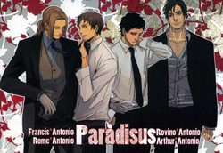 [MICROMACRO, tekkaG, gunblue (Yamada Sakurako, Haru, Kazu)] Paradisus (Hetalia Axis Powers) [English] (Incomplete)