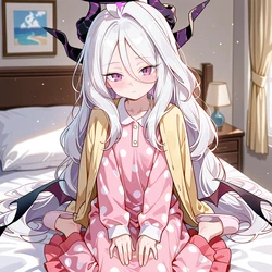 ブルーアーカイブ 空崎ヒナ パジャマ [AI Generated] 作品封面