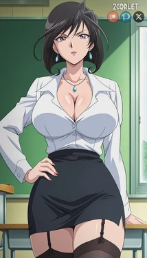 [Zcqrlet] Risa Wakatsuki (若槻 理沙) - Bakunyuu Bomb (爆乳BOMB ) (Patreon) [AI Generated]