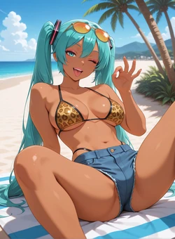 [Phan Desire] Hatsune Miku - Vocaloid [AI Generated] 作品封面