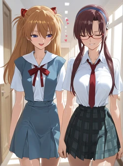 [Rametaki] 2026-01-01 Asuka x Makinami Mari (Patreon) [AI generated] 作品封面