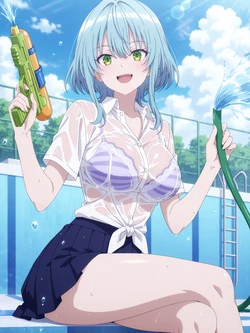 [Kurohime] ヴィルヘイズ（プール・白シャツ）[AI Generated] 作品封面