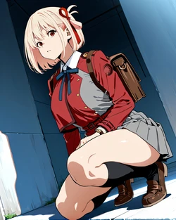 [AI DRAW] Nishikigi Chisato (Lycoris Recoil) [AI Generated]
