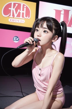 Twintail girl [karaoke] (45P) [AI generated]