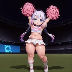Xaxisiar Kanna Kamui Cheerleader [AI Generated]
